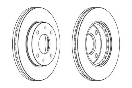 Гальмівний диск Jurid 563083JC