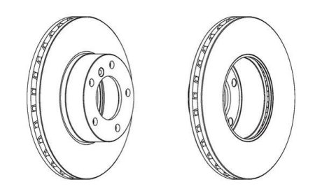 Гальмівний диск Jurid 563094JC1