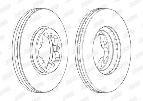 Диск гальмівний Jurid 563123J