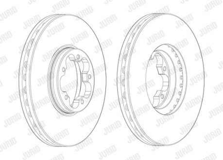 Диск гальмівний Jurid 563124J-1
