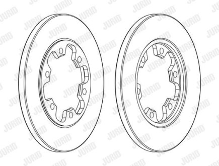 Диск гальмівний Jurid 563139JC