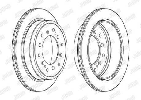 Диск гальмівний Jurid 563157JC