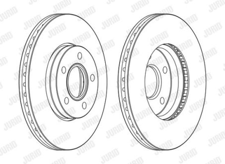 Диск гальмівний Jurid 563160JC