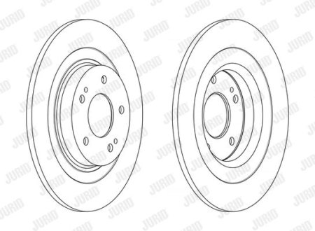 Диск гальмівний Jurid 563216JC