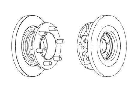 Гальмівний диск Jurid 567118J