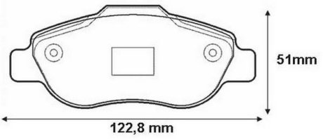 Гальмівні колодки, дискове гальмо (набір) Jurid 573168J