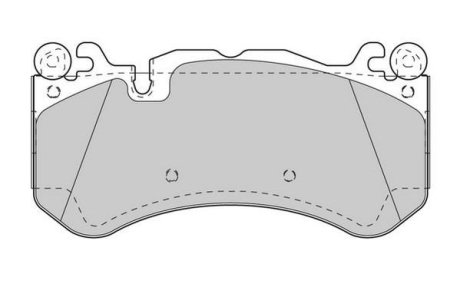 Гальмівні колодки передні AMG Mercedes AMG GT, C-Class CLS, E-Class, SL, SLS Jurid 573425J