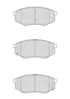 Гальмівні колодки передні Hyundai VI, Sonata IX20 Jurid 573454J