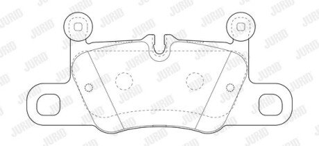 Гальмівні колодки Jurid 573776J