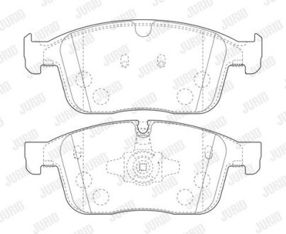 Гальмівні колодки Jurid 573808J