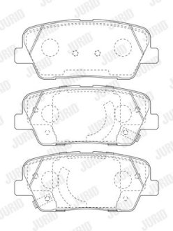 Колодки гальмівні дискові Jurid 573823J