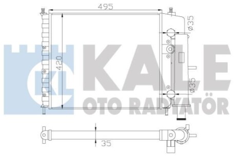 Теплообмінник Kale 342270