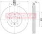 Гальмівний диск KAMOKA 1031026 (фото 1)