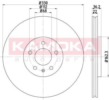 Гальмiвнi диски KAMOKA 103238