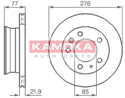 Гальмівний диск KAMOKA 103306