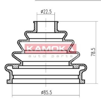 Пильовик привідного валу KAMOKA 1146762