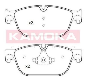 Комплект гальмівних колодок KAMOKA JQ101244