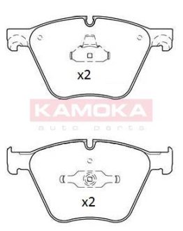 Комплект гальмівних колодок KAMOKA JQ101245