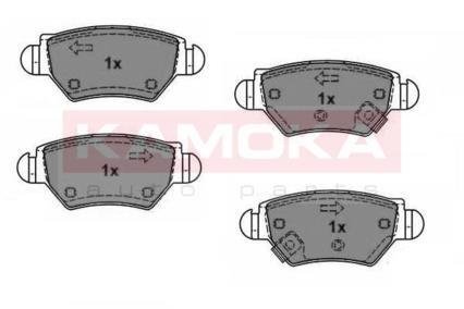 Гальмівні колодки, дискове гальмо (набір) KAMOKA JQ1012588