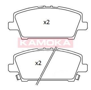 Гальмiвнi колодки дисковi HONDA CIVIC 06-12 KAMOKA JQ101260