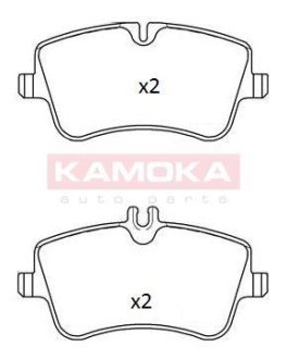 Гальмівні колодки, дискове гальмо (набір) KAMOKA JQ1012858