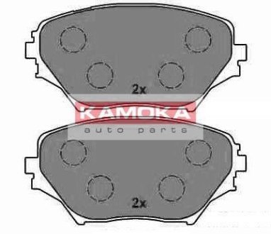 Гальмівні колодки, дискове гальмо (набір) KAMOKA JQ1013028