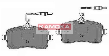 Гальмівні колодки, дискове гальмо (набір) KAMOKA JQ1013450