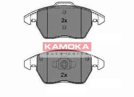 Гальмівні колодки, дискове гальмо (набір) KAMOKA JQ1013456