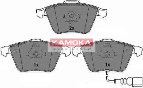 Гальмівні колодки, дискове гальмо (набір) KAMOKA JQ1013530