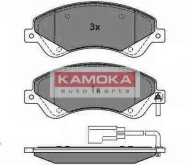 Гальмівні колодки, дискове гальмо (набір) KAMOKA JQ1013858