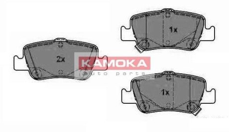 Гальмівні колодки, дискове гальмо (набір) KAMOKA JQ1018096