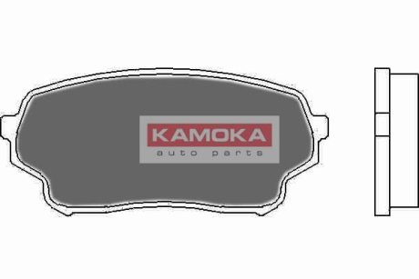 Гальмівні колодки, дискове гальмо (набір) KAMOKA JQ1018154