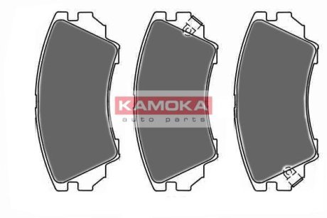 Гальмівні колодки, дискове гальмо (набір) KAMOKA JQ1018416