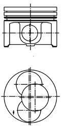 Поршень KOLBENSCHMIDT 40092700