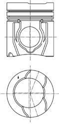 Поршень KOLBENSCHMIDT 40182600