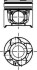 Поршень двигуна KOLBENSCHMIDT 40217600 (фото 1)