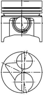 Поршень KOLBENSCHMIDT 40410620