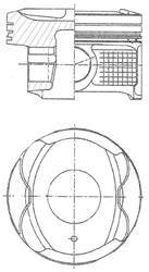 Поршень KOLBENSCHMIDT 41250610