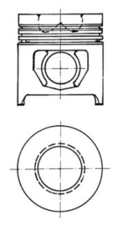 Поршень KOLBENSCHMIDT 90158700