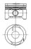 Поршень двигуна VW ABD 1,4B 75,00 STD KOLBENSCHMIDT 92228600 (фото 1)