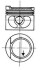 Поршень двигуна KOLBENSCHMIDT 93872620 (фото 1)