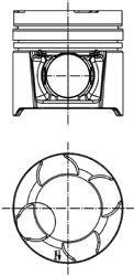 Поршень KOLBENSCHMIDT 97458600
