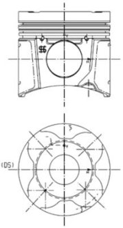 Поршень KOLBENSCHMIDT 99662600 (фото 1)