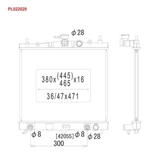 Радіатор KOYORAD PL022029