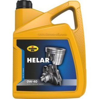 Олива моторна 0W-40 синтетика 5 л HELAR A3/B4 SN/CF KROON OIL 02343