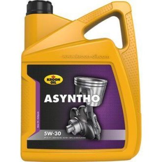 Олива моторна 5W-30 синтетика 5 л ASYNTHO A3/B4 SL/CF KROON OIL 20029