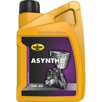 Олива моторна 5W-30 синтетика 1 л ASYNTHO A3/B4 SL/CF KROON OIL 31070