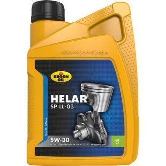 Олива моторна 5W-30 синтетика 1 л HELAR SP LL-03 C3 SP KROON OIL 33094