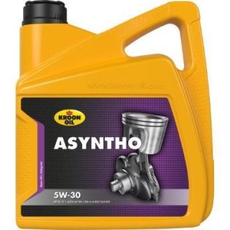 Олива моторна 5W-30 синтетика 4 л ASYNTHO A3/B4 SN/CF KROON OIL 34668