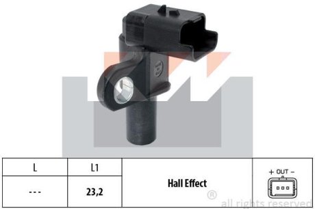 Датчик положення розподільчого валу KW 453332